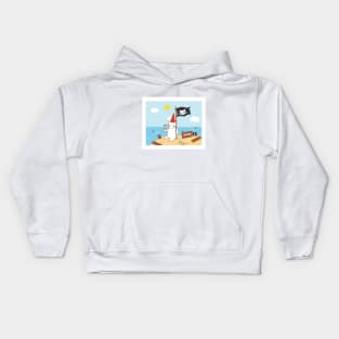 White Cat’s postcards: terra incognita Kids Hoodie